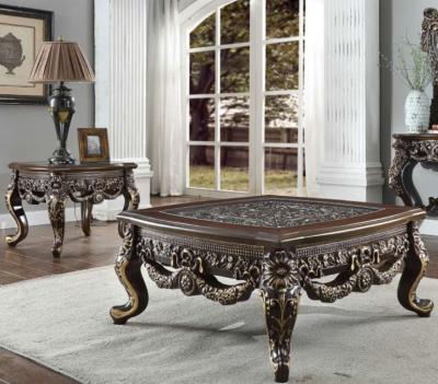 China Luxury European style living room coffee table set for sale