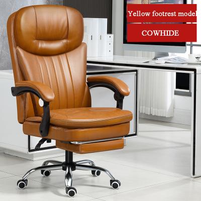 China Adjustable (height) Luxury massage chair home can lie sofa ergonomic swivel chairs comfortable sedentary computer office boss chair for sale