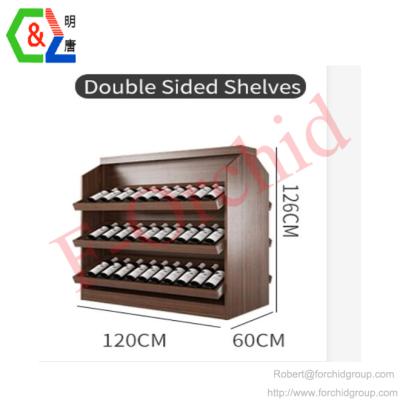 China Excellent Performance Wine Display Cabinet Bottle Holders Wine Bottle Cabinet Rack for sale