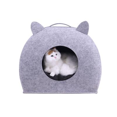 China Felted dog kennel viable pet dog kennel waterloo cat kennel warm felted pet accessories pet kennel comfortable and comfortable for sale