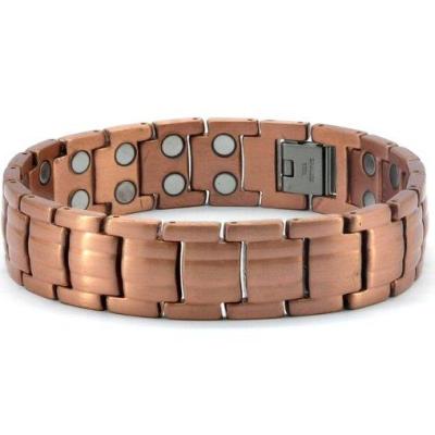 China Winfavour New Arrival Environmentally Friendly Magnetic Bio Therapy Health Pure Copper Bracelet for sale