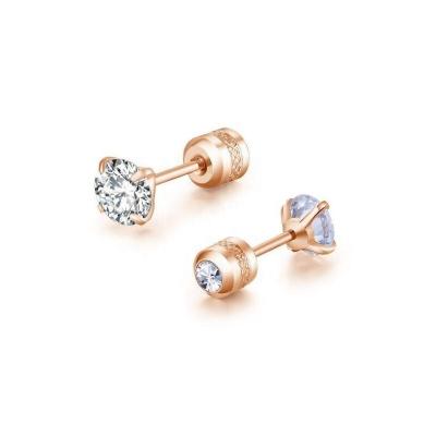 China Winfavour New Design Good Quality Environmental Friendly Stainless Steel CZ Stud Earrings For Women for sale