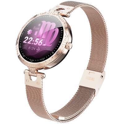 China Fashion Waterproof Feminine Menstrual Menstrual Women Full Touch IP68 Touch Tempered Glass Touch Screen Smart Bracelet AK22 for sale