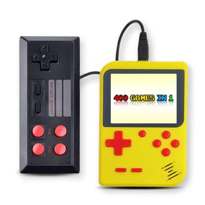 China Gift for Kids 400 in 1 Controller Video Game Console Portable Slim Handheld Video Game Players Unit 400 Games 10.1*6.9*2.3CM for sale