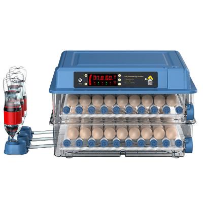 China Farms New Design Perfect Performance High Hatching Rate 128 Egg Incubator For Home Used for sale