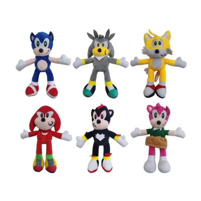 China Plush Toy Wholesale Super Sonic Doll 20CM Sonic Plush Toy The Stuffed Cartoon Character for sale