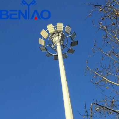 China ROAD Hot Sale Steel Round High Mast Post Light For Outdoor Lighting 15m 20m 25m 30m for sale