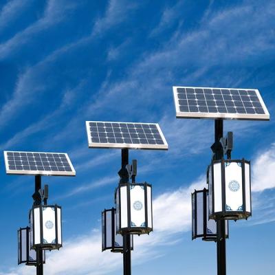 China Outdoor Street LED Solar Power Light Street Lamp With Pole for sale