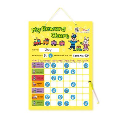 China High Quality Multicolor Cute OEM & ODM Reward Learning Magnetic Board For Students Chart Board for sale