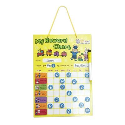 China 2022 Cute Custom Design New Design Multicolor Magnetic Reward Study Chart For Kids for sale