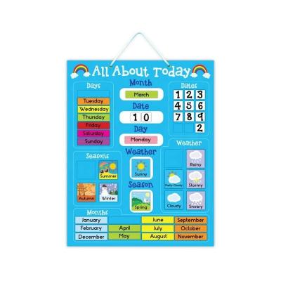 China Other Wholesales E1004 High Quality For Pre-nursery Magnetic Learning Calendar And Time Resources for sale