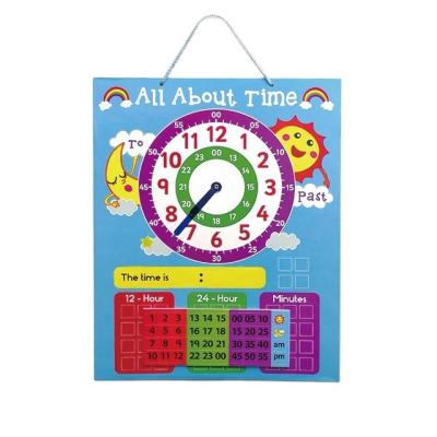 China Other Hot Sale E1001 2022 Magnetic Study Time Clock Board For Teaching Resources for sale