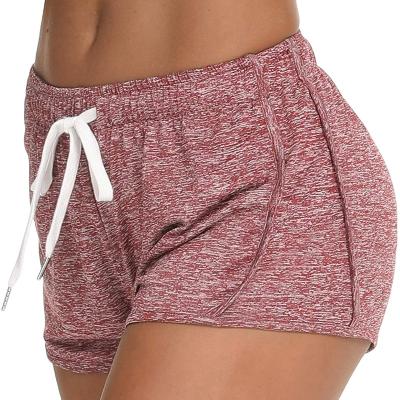 China 2021 Women Sport Pull Up Midrise Breathable Loose Single Shorts for sale