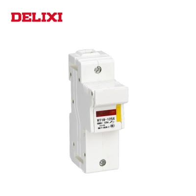 China 10-125A cylinder fuse holder with indicator RT18-125X-H delixi brand for sale