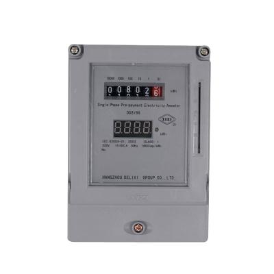 China Rs485 Communication Function Prepaid Electricity Meter Manufacturers for sale