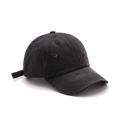 China 2019 Fashion JOINT Wholesale High Quality Hot Men's Cap Distressed Custom Baseball Dad Hat for sale