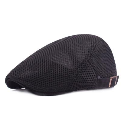 China Breathable Mesh Ivy Picture Men Summer Newsboy Newsboy Beret Hat Breathable Flat Hats for sale