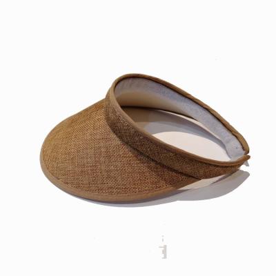 China 2020 fashion beach women visor hats summer sun outdoor sunvisor hats picture beach for sale