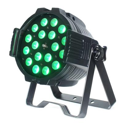 China 8-60 luz ULTRAVIOLETA del par del enfoque del grado 18x18W RGBWA 6in1 LED para la luz de la etapa de DJ en venta