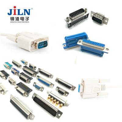 China PCB D-Sub Connector HDP 26 Pin Female With Screw Straight Electronic 26pin VGA Connector D-sub for sale