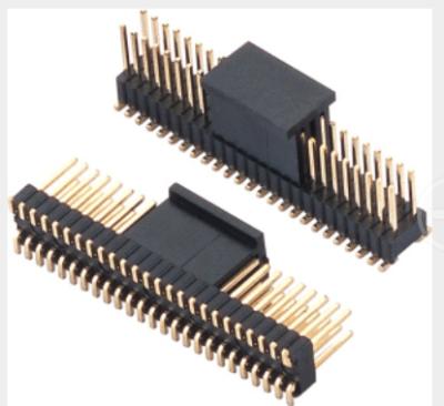 China PCB 1.0mm pin header with double row sumitomo connector for sale