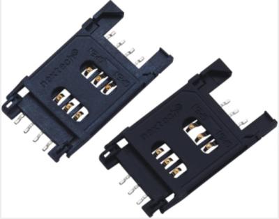 China 6P 8P Flip Tyoe SIM Card Socket for electronic components JiLN jinling FFC-FPC connector for sale