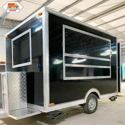 China YANZHIMEI factory outdoor vegetable processing food truck commercial kitchen food cart for mobile food supply trailer for sale for sale