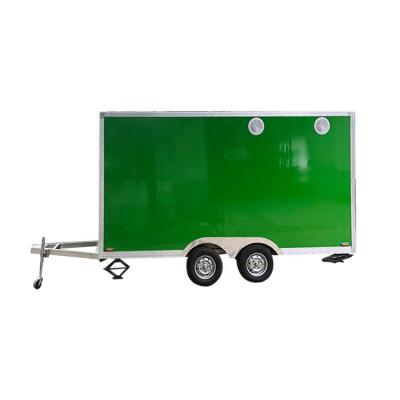 China Vegetable processing factory best selling food cart barbecue fast food trailer mobile food truck with many functions for sale