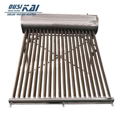 China 100L 200L 300L outdoor non-pressurized solar water heater for sale