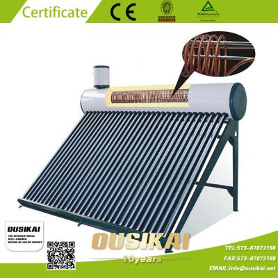 China Hot Water Copper Coils Solar Water Heater For Winter for sale