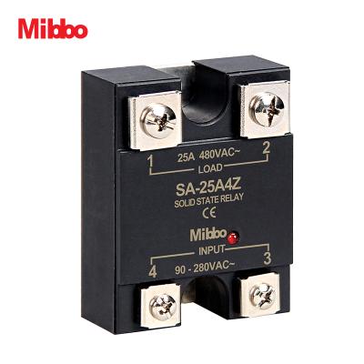 China Sealed AC 4-32V DC 48-660V 90A AC Output Single Phase SSR Solid State Relay for sale