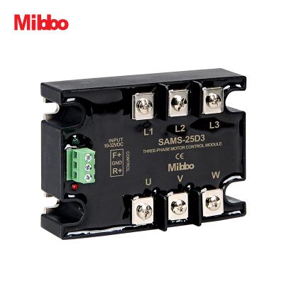 China 3KW 380VAC Relay Module Solid State Relay Sealed Three Phase Motor and Reversing Control Module for sale