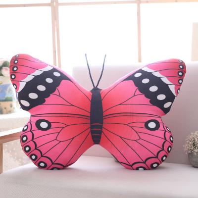 China Quilt Toy/Stocks Logo Soft Plush Butterfly Pillow Custom Made Decoration/Gift/Pillow Available for sale