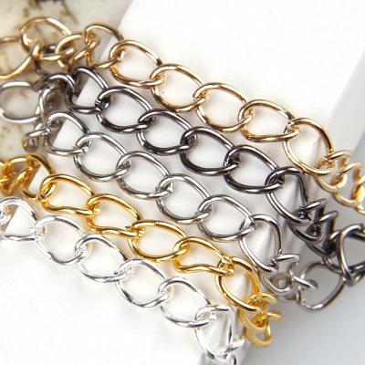 China 50M Plating Chain Factory Direct Selling Customizrd Gold Sustainable New Stainless Steel Chain Design for sale