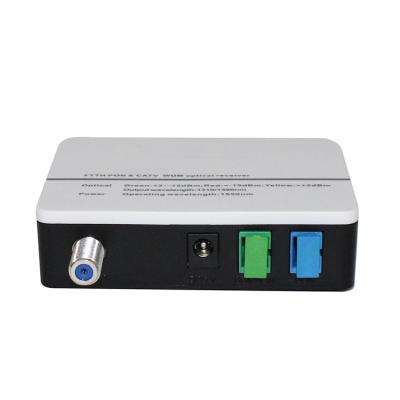 China Ftth CATV fiber optic receiver node mini catv optic WDM for GPON EPON for sale