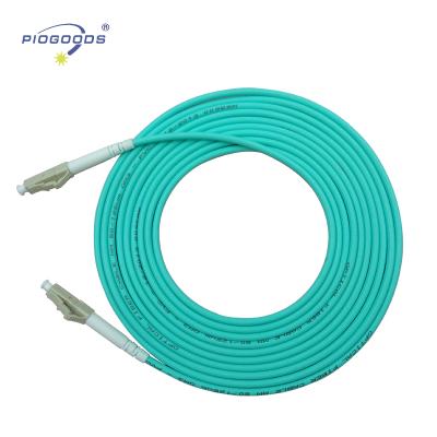 China 50/125 or 62.5/125 Fiber Jacket YFOC PC LSZH FTTH LC 5m Fiber Optic OM3 Patch Cord for sale