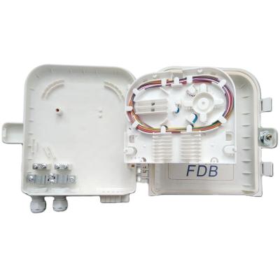 China FTTH Adapter Rack Type Wall Mount Distribution Box Fiber Optic Termination ftth Outdoor Waterproof for sale