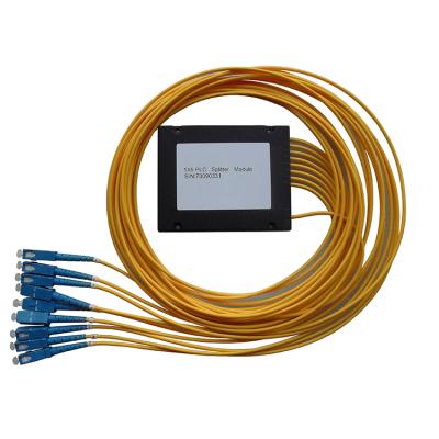 China GPON EPON 1x8 FC/SC/ST/LC 2.0/3.0mm Diameter Cable Connectors PLC Box Report Splitter for sale