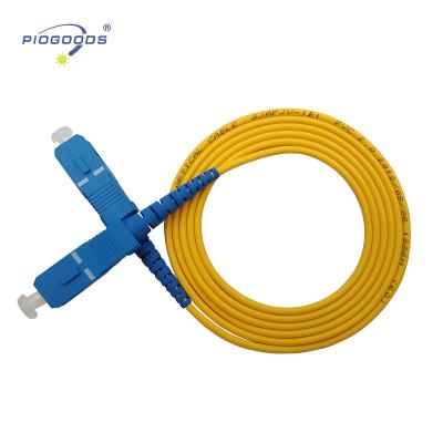 China 150 mm cord 50 ojc fiber optic patch cord color coded customized lengths SC/PC-3 for sale