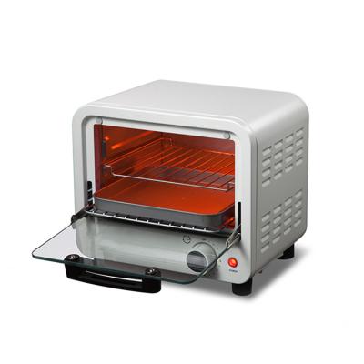 China Household Promotion Quartz Tube Heating Mini Electric Oven With Baking Tray 6L Mini Toaster for sale