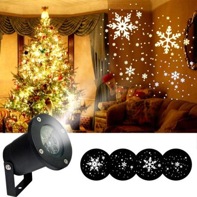 China Chirstmas Decor LED Snowflake Light Projector Night Light Snowstorm Projection Lamp Christmas Atmosphere Festivals Party Outdoor Home Decoration for sale