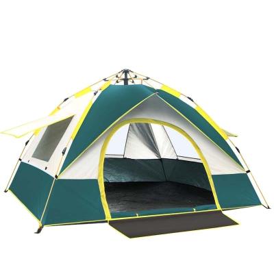 China Camouflage Game Travel Family Person Tent Rainproof Windproof Easy Open Hike Tents/Field 3-4 Camping Sunshade Full Automatic Shelter Beach Tent for sale