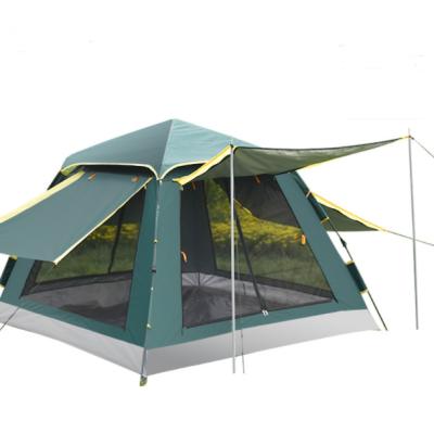 China Camouflage/Field Outdoor Fully Automatic Quick Opening 3-4 Person Tents Beach Family Travel Tools Waterproof Canopy Camping Hiking Tent for sale