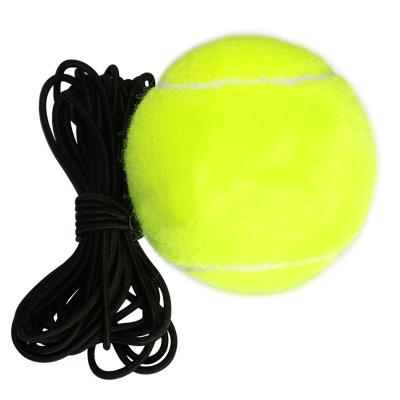 China Hot-selling custom synthetic fiber logo printing tennis coach rebounder ball with elastic string for sale