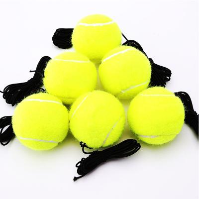 China Synthetic fiber tennis racket home sports equipment practice tennis ball with elastic string for sale