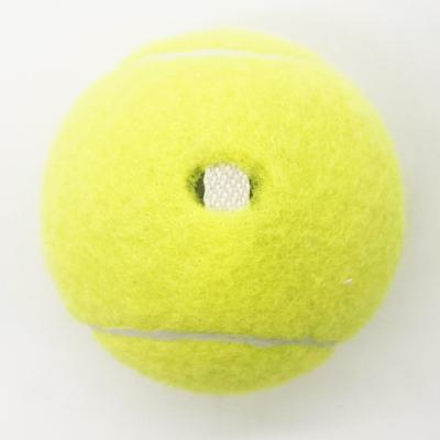 China Custom Synthetic Fiber Logo Padel Self Trainer Tennis Ball for sale