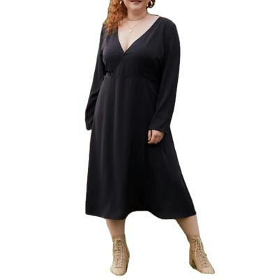 China Fashion Solid Color Sexy Washable Plus Size Maxi Dress Women Party Dress for sale