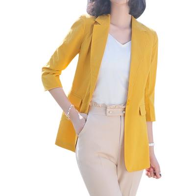 China Anti-wrinkle 2020 New Fashion Trend Suit Jacket Women's Half Sleeve Clothing for sale