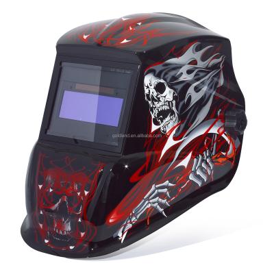 China Protect Eye Goldland True Color Welding Auto Tarnish Helmet for sale