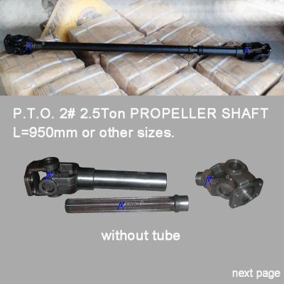 China Steel PTO 2# 2.5Ton DRIVE SHAFT TRANSMISSION SHAFT PROPELLER SHAFT for sale